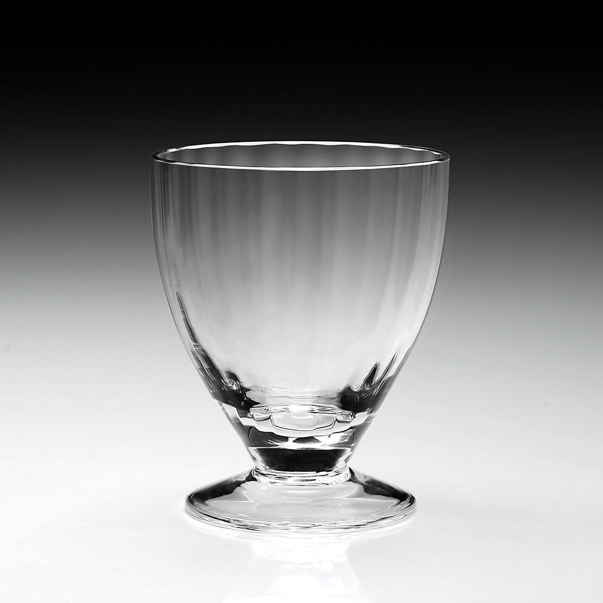 William Yeoward Corinne Footed Sorbet /Ice Cream Cup, handmade crystal, detail view