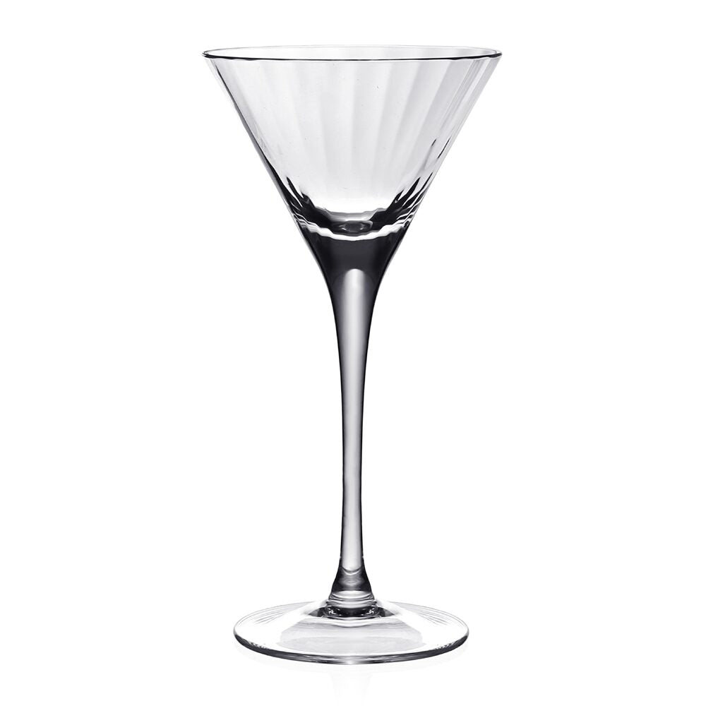 William Yeoward Corinne Half Martini Classic, handmade crystal, on a white background