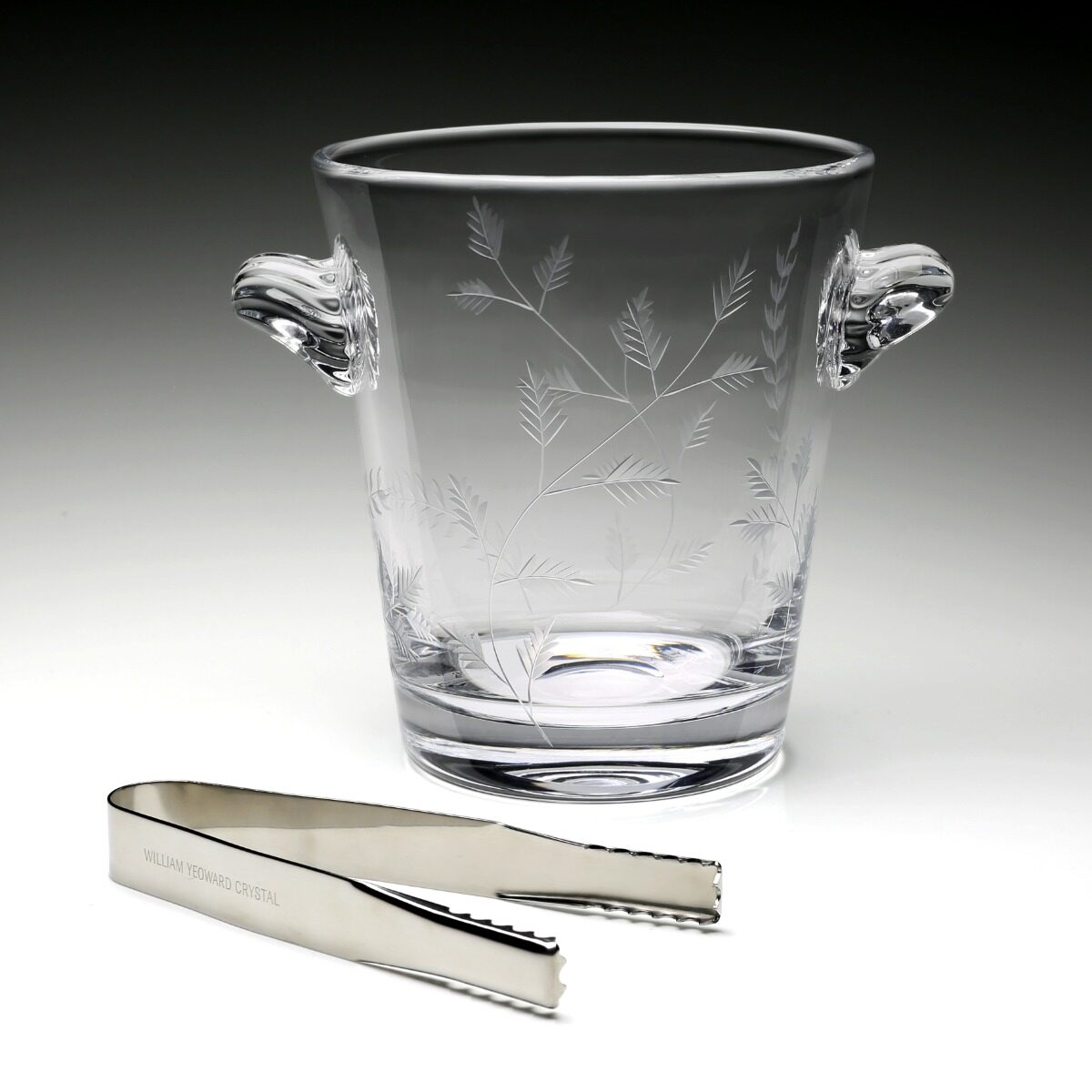 William Yeoward Daisy B Ice Bucket, handmade crystal, detail view
