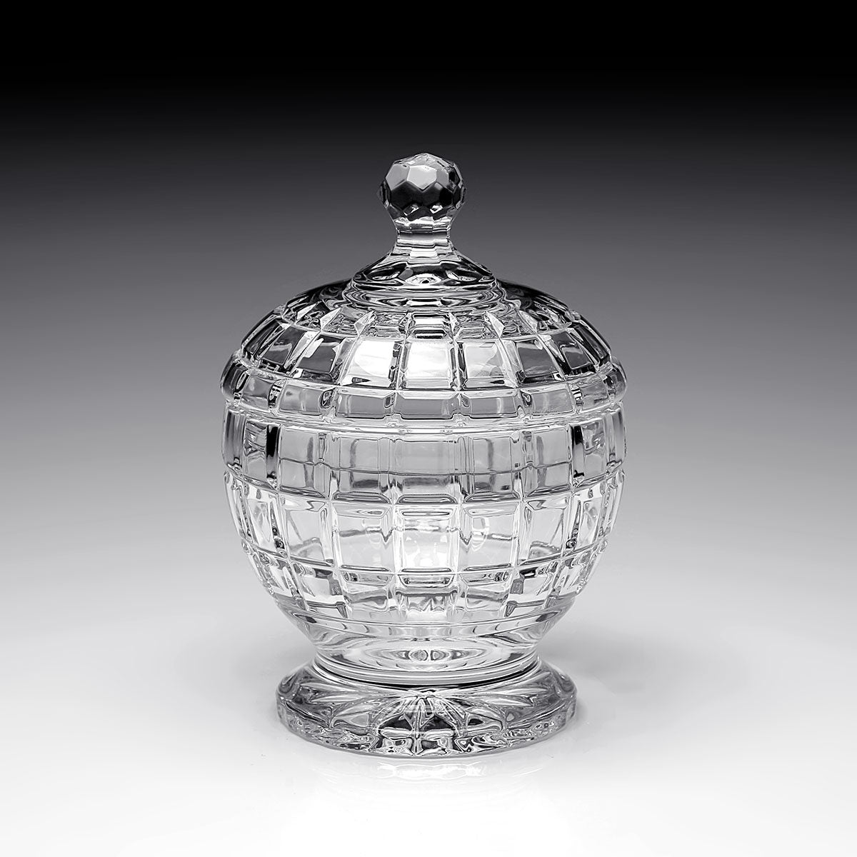 William Yeoward Eugenie Bonbonniere 6¾" / 172mm, handmade crystal, detail view