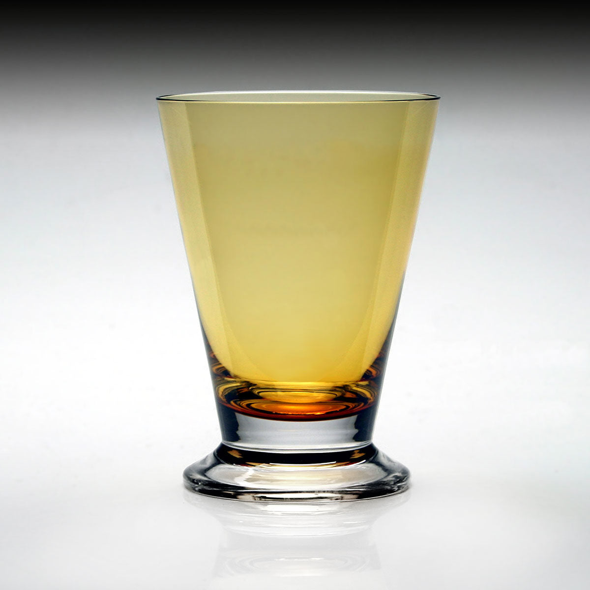 William Yeoward Fanny Old Fashioned Tumbler Amber in Amber, handmade crystal, detail view