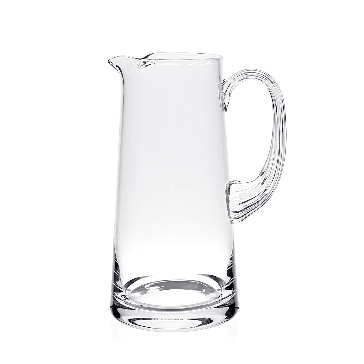 William Yeoward Fanny Pitcher 2 Pint, handmade crystal, on a white background