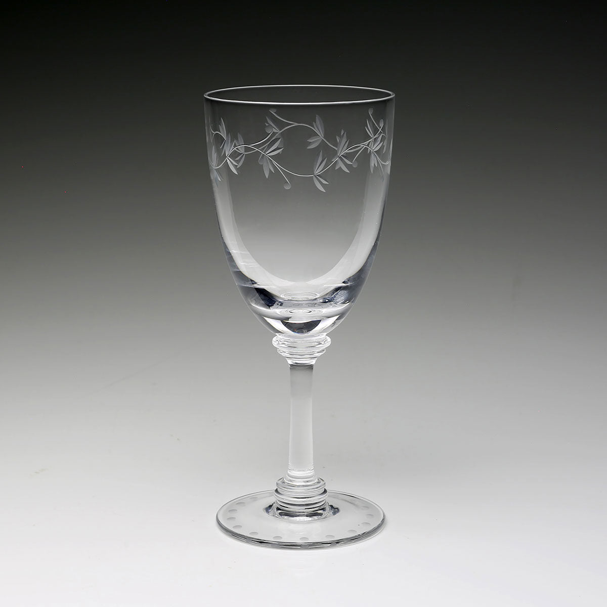 William Yeoward Flora Large Wine, handmade crystal, detail view