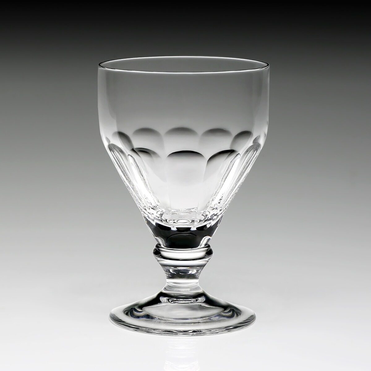 William Yeoward Iona Small Goblet, handmade crystal, detail view