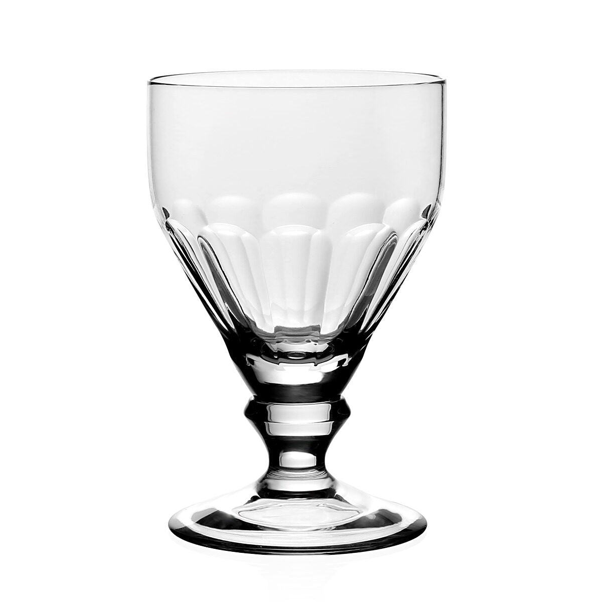 William Yeoward Iona Small Goblet, handmade crystal, on a white background