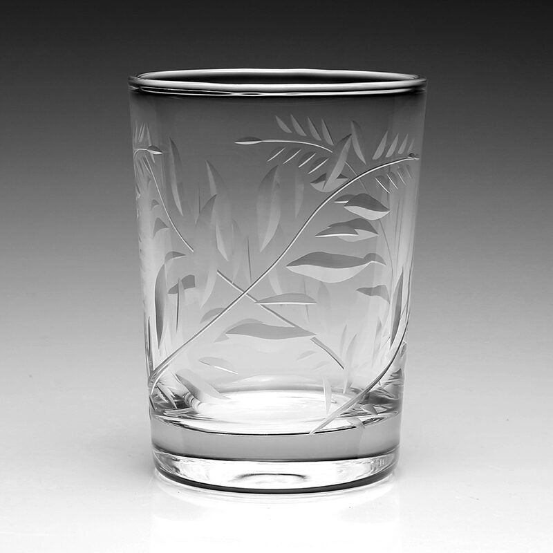 William Yeoward Jasmine Tumbler Vase 4¼" / 110mm, handmade crystal, detail view
