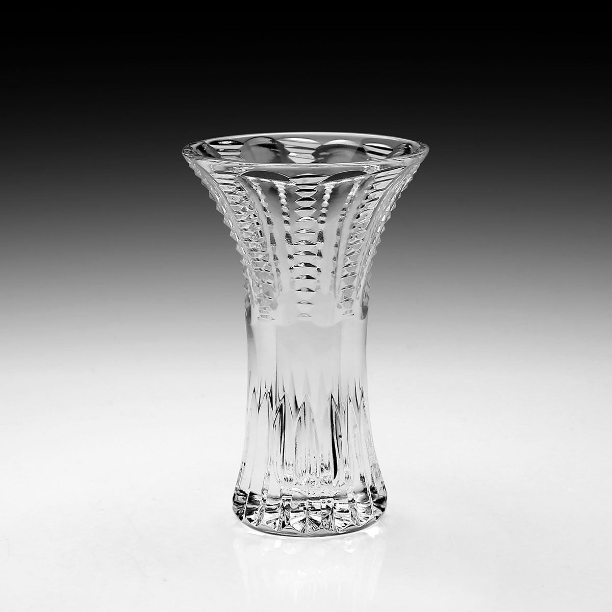 William Yeoward Julia Posy Vase in Gift Box 4½" / 115mm, handmade crystal, detail view