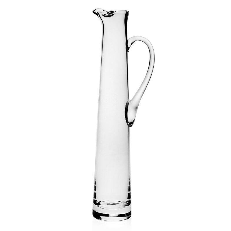 William Yeoward Lillian Tall Cocktail Jug, handmade crystal, on a white background