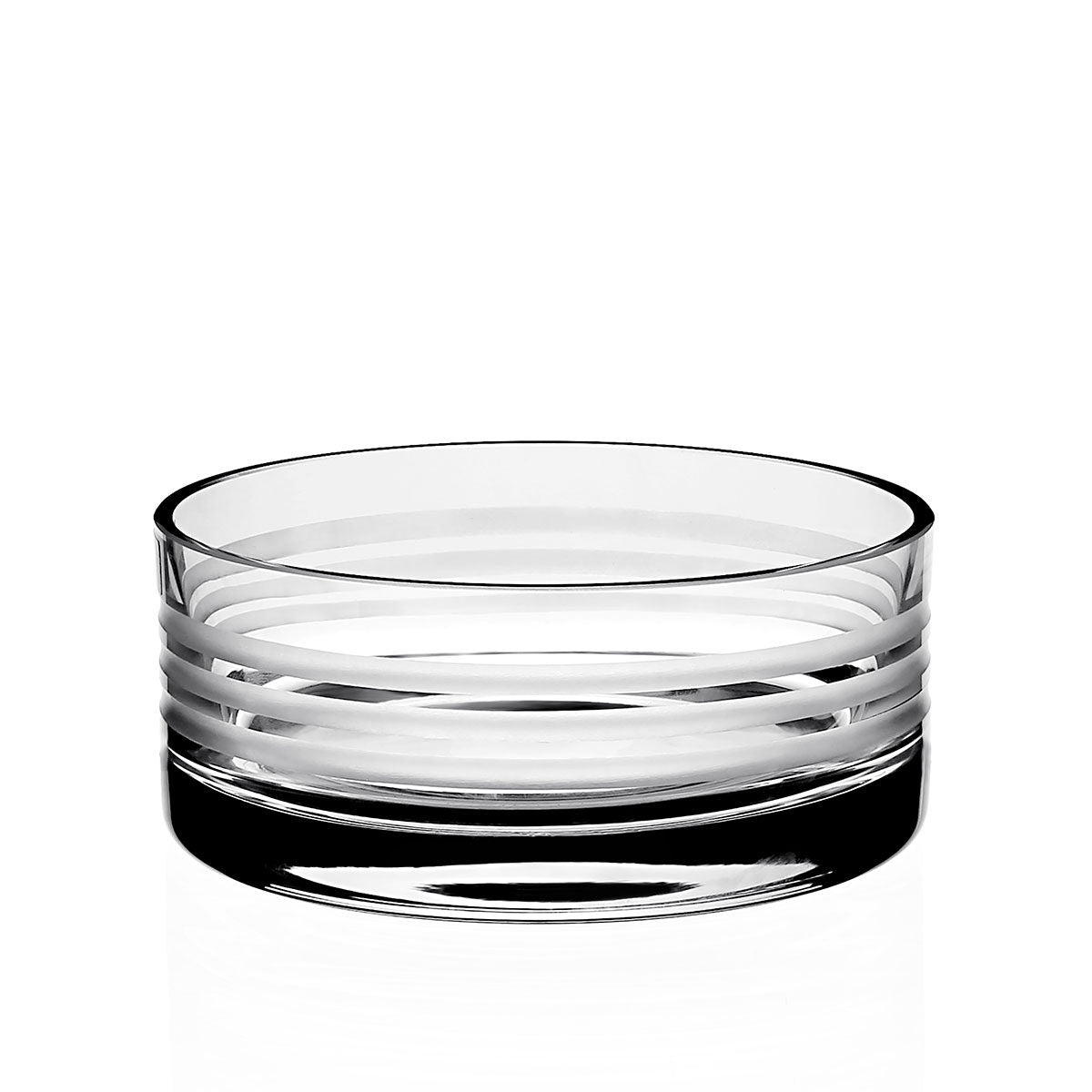 William Yeoward Madison Bottle Stand, handmade crystal, on a white background
