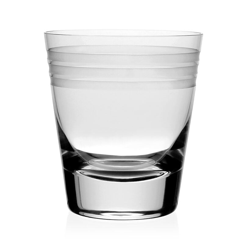 William Yeoward Madison Tumbler Double Old Fashioned, handmade crystal, detail view
