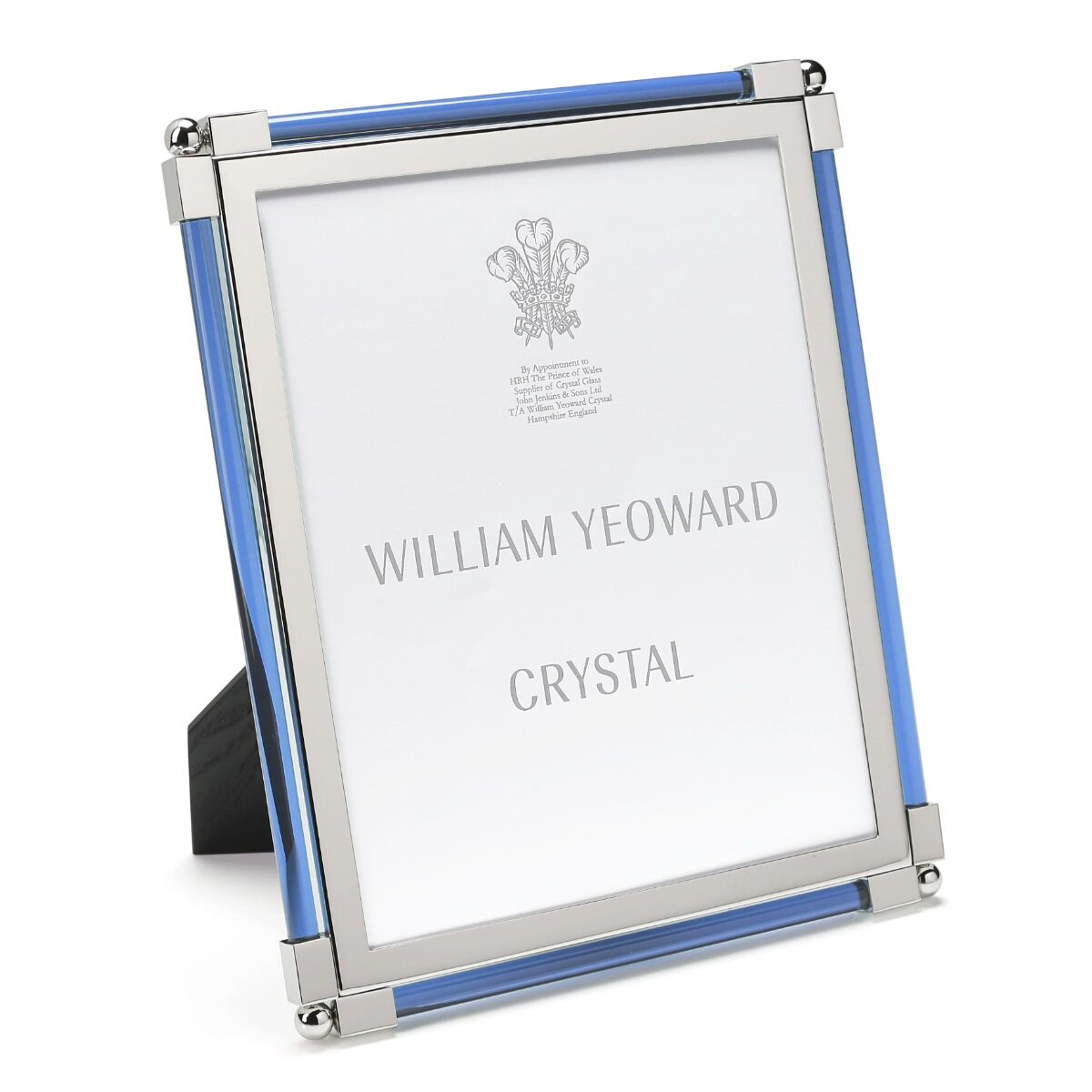 William Yeoward New Classic Light Blue 8" x 10" in Light Blue, photo frame, on a white background