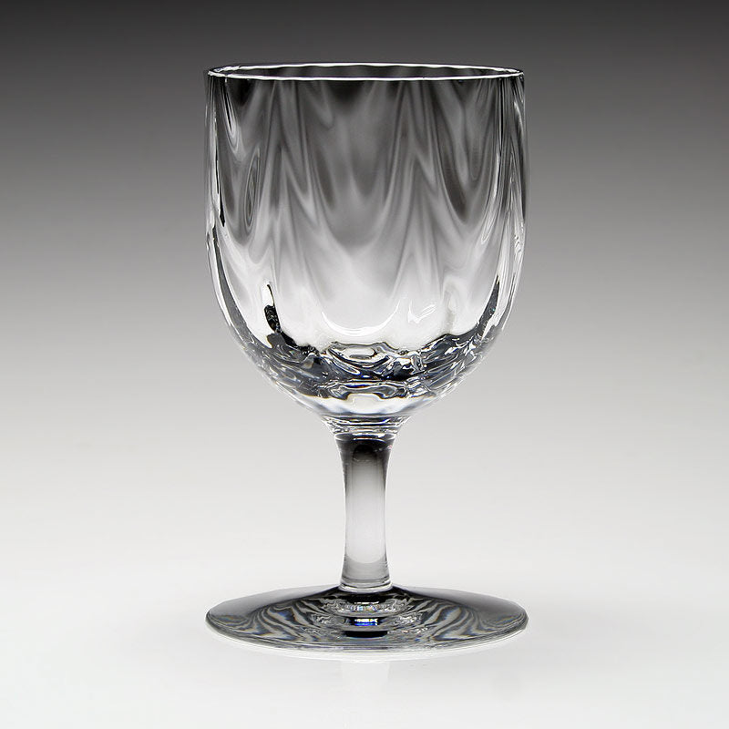 William Yeoward Roxie Goblet, handmade crystal, detail view