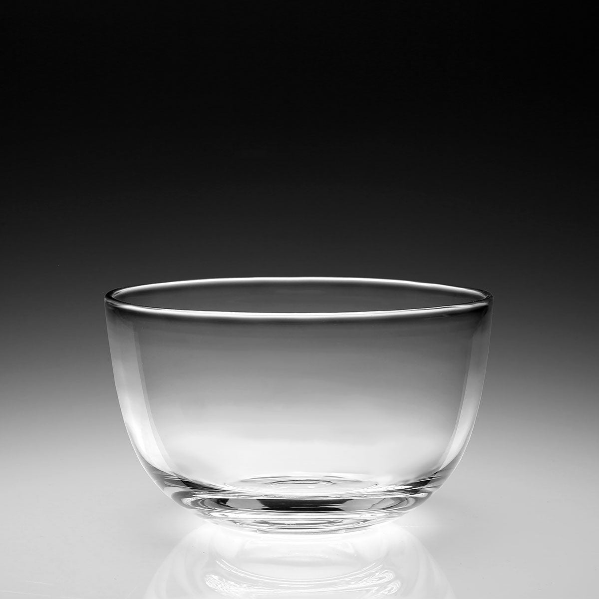 William Yeoward Whitney Deep Bowl 9½" / 240mm, handmade crystal, detail view