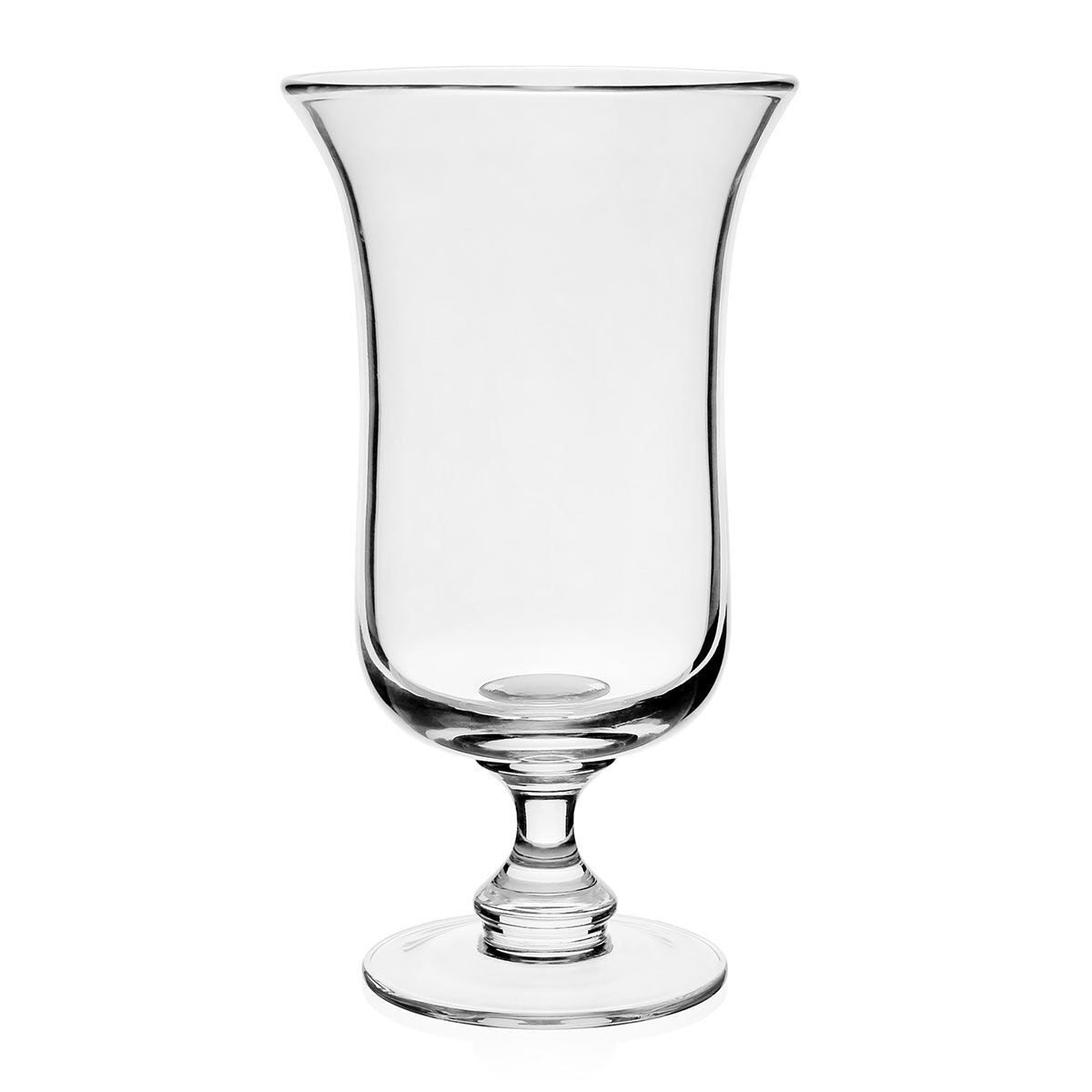 William Yeoward Whitney Footed Flower Vase 10" / 25.5cm, handmade crystal, on a white background