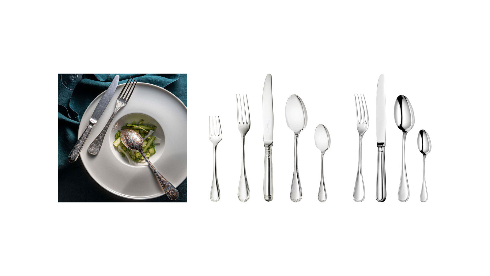 Christofle Jardin d'Eden, Malmaison and Albi flatware – a guide to Christofle flatware patterns