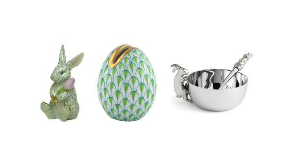 Easter Table Ideas with Herend Bunnies, Plus Easter Brunch
