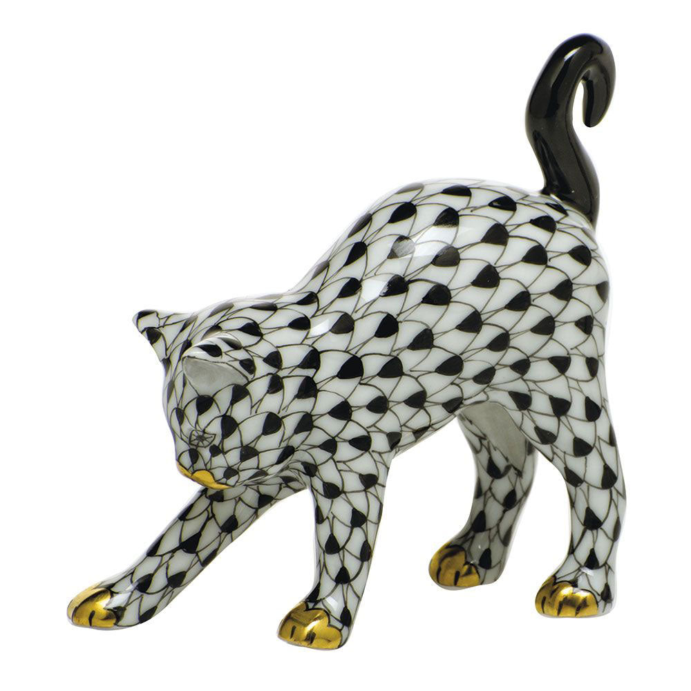 Cat figurines by Herend
