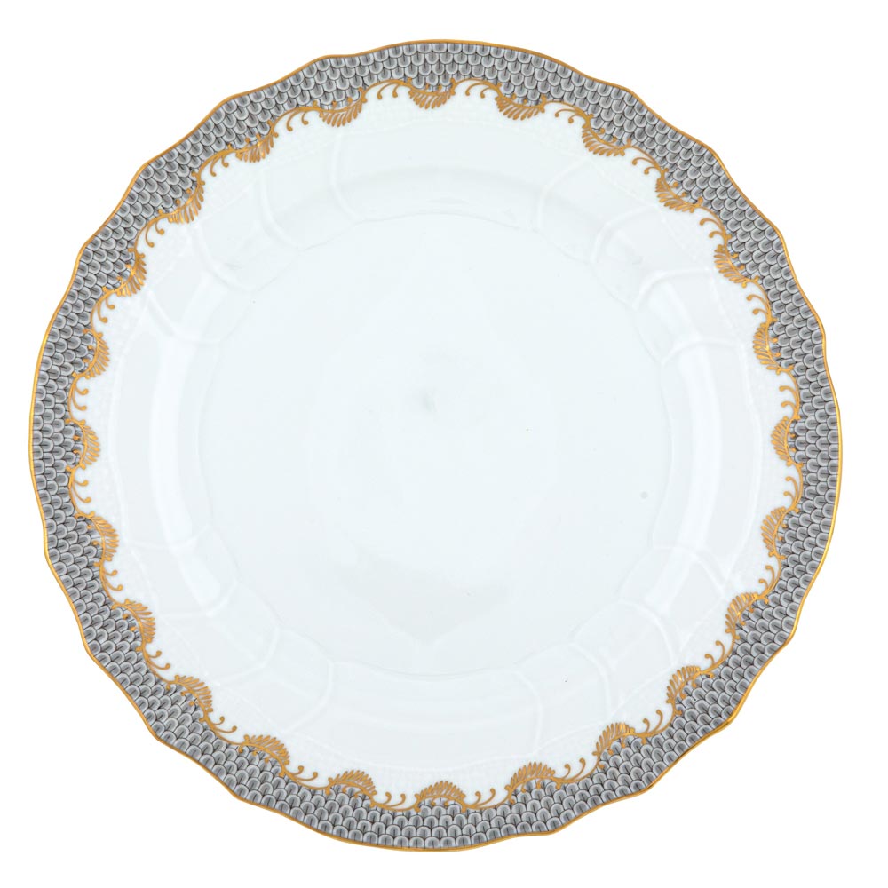 Herend Fish Scale Gray Dinnerware