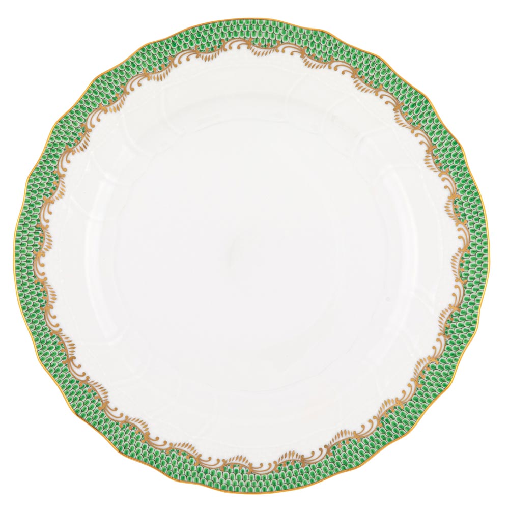 Herend Fish Scale Jade Dinnerware