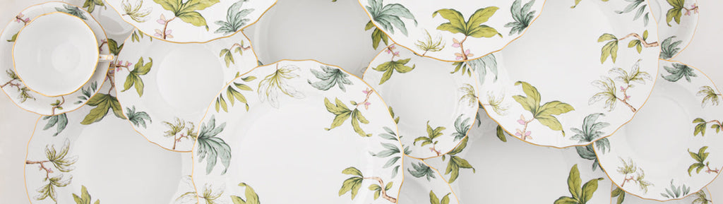 Herend Foret Birds & Foret Garland Dinnerware