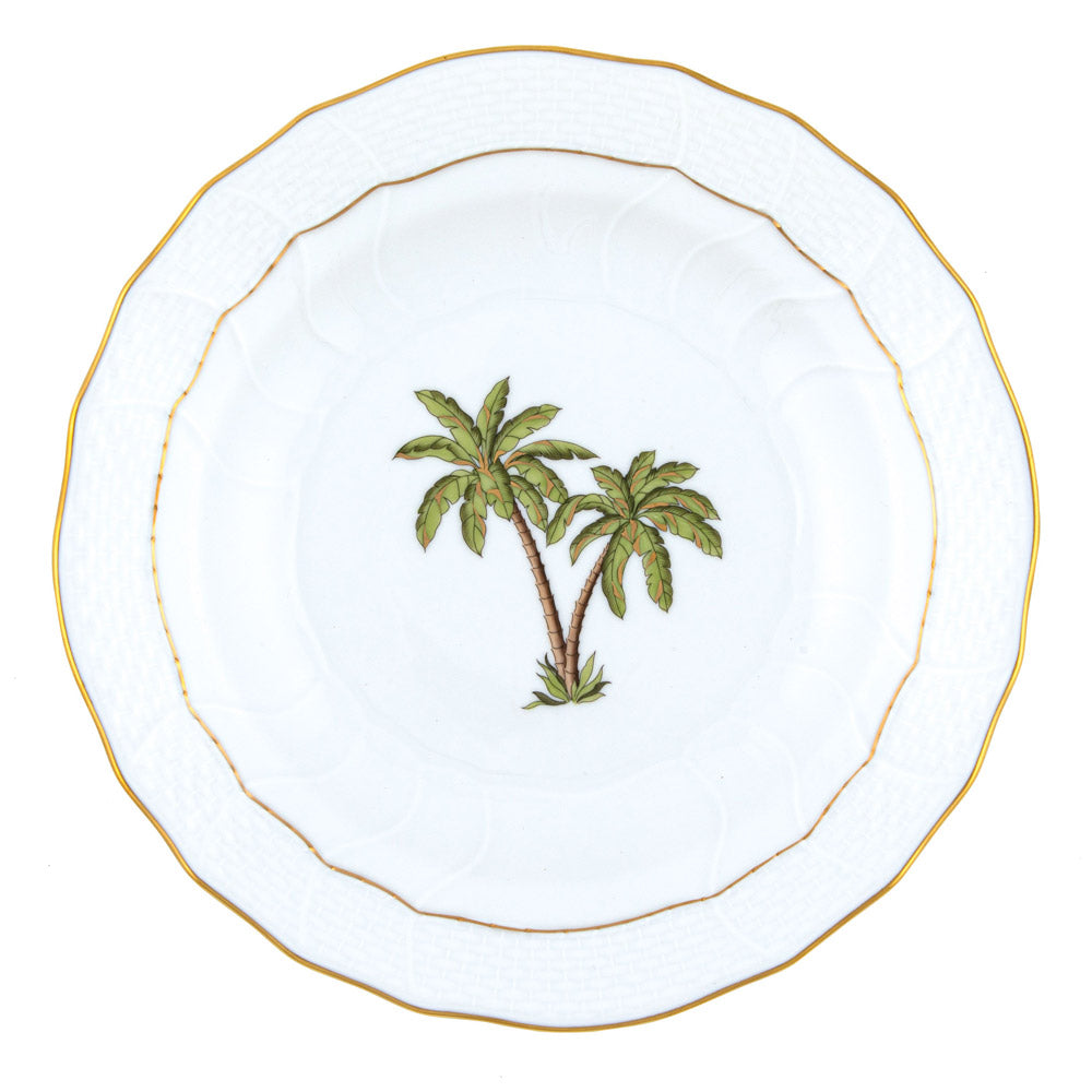 Palm Tree Dessert Plate by Herend