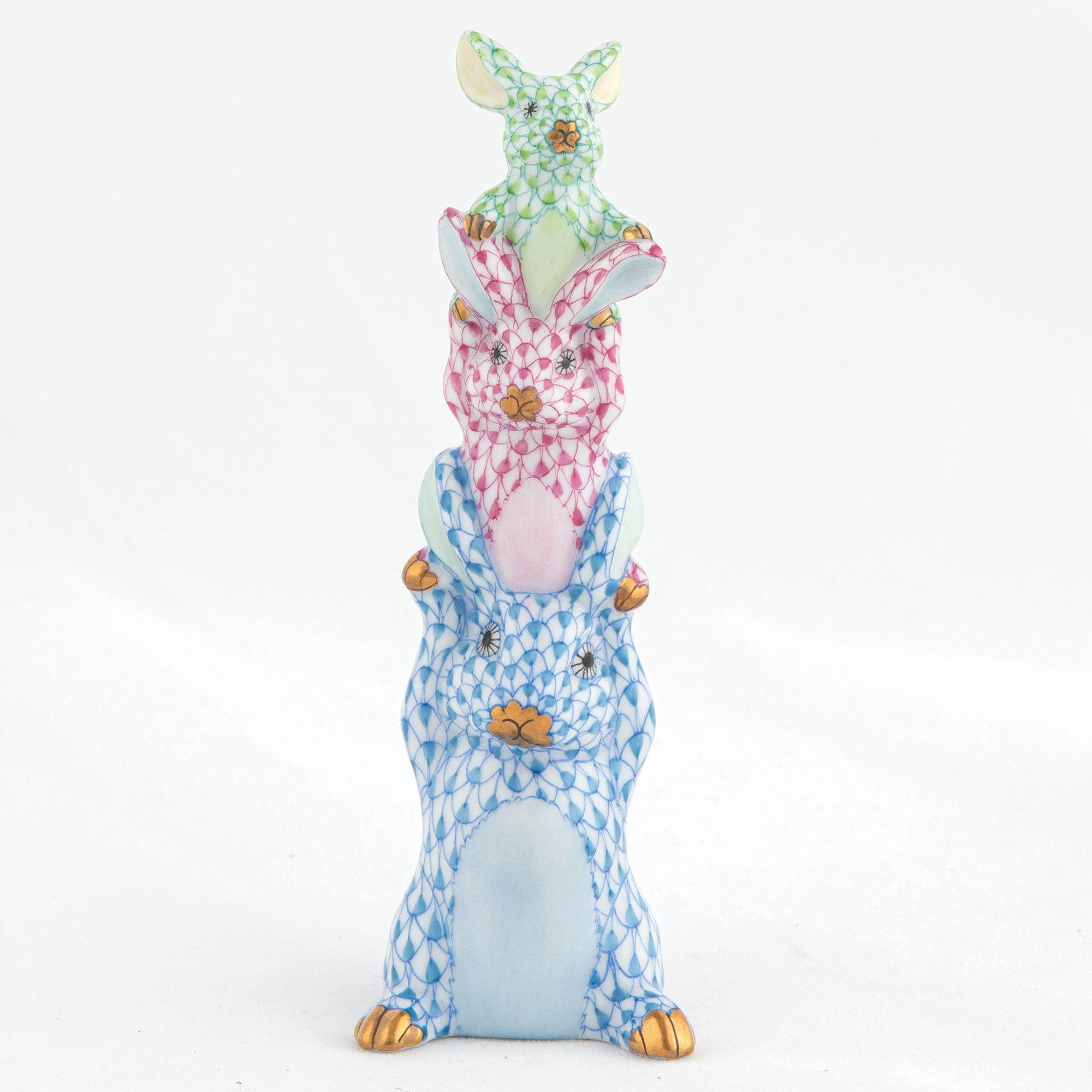 Herend Bunnies Figurines