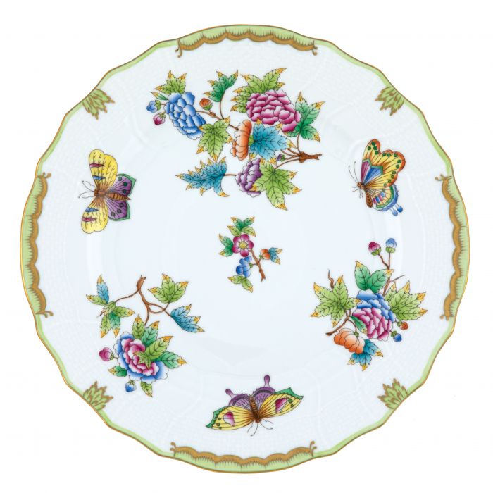 Queen Victoria Green Dinnerware Collection by Herend