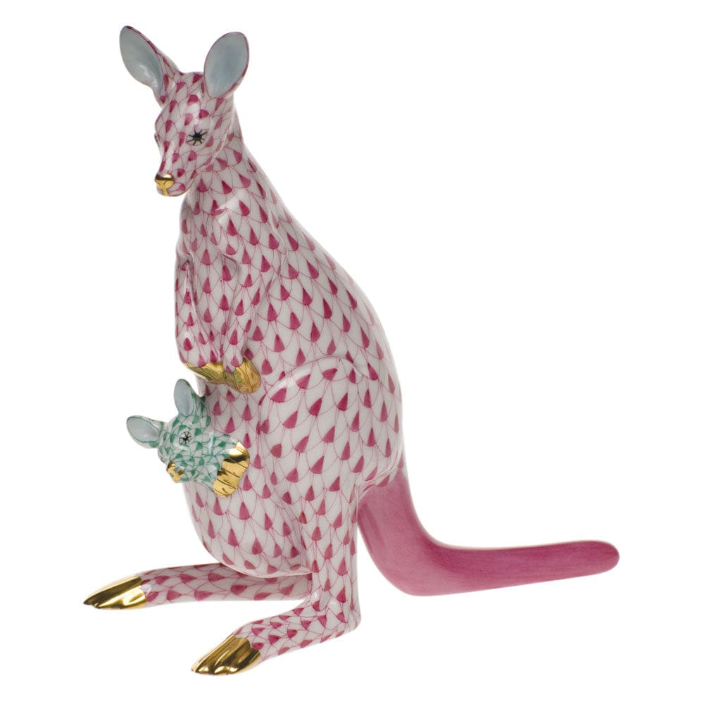 Herend Kangaroos Figurines
