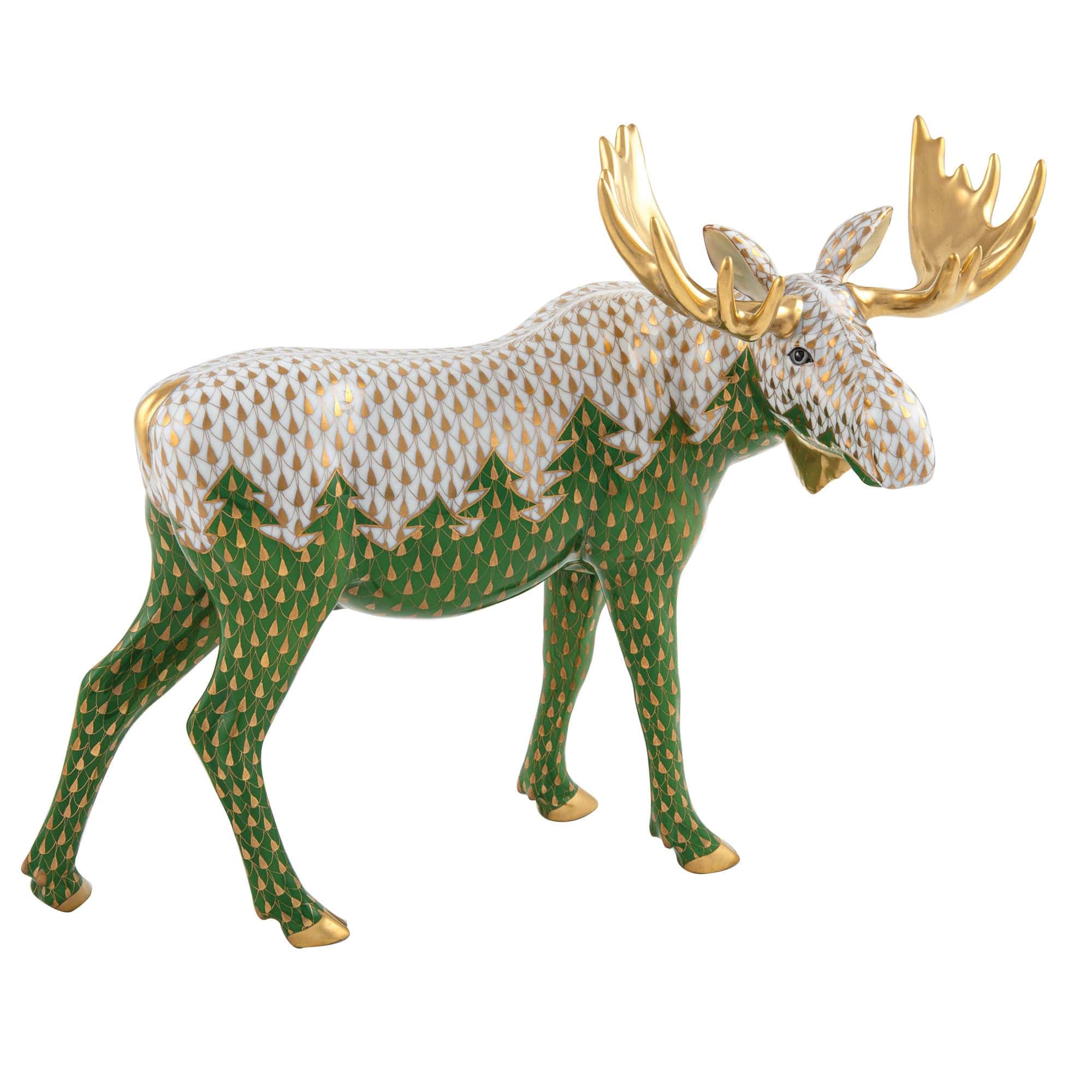 Herend Moose Figurines