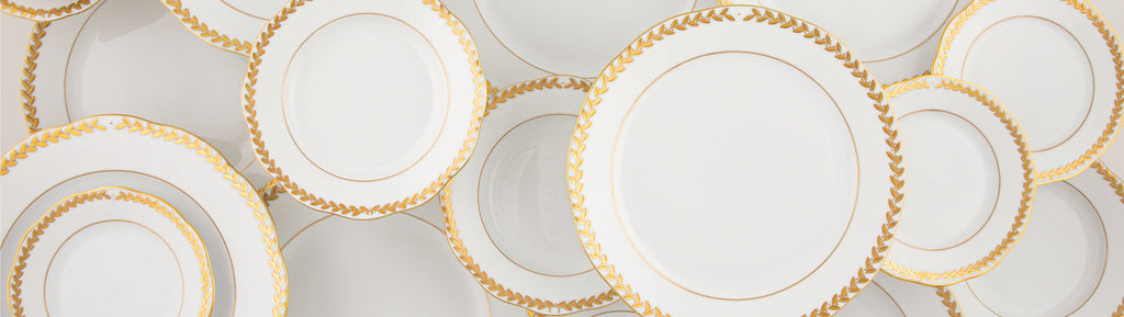 Golden Laurel Dinnerware Collection by Herend