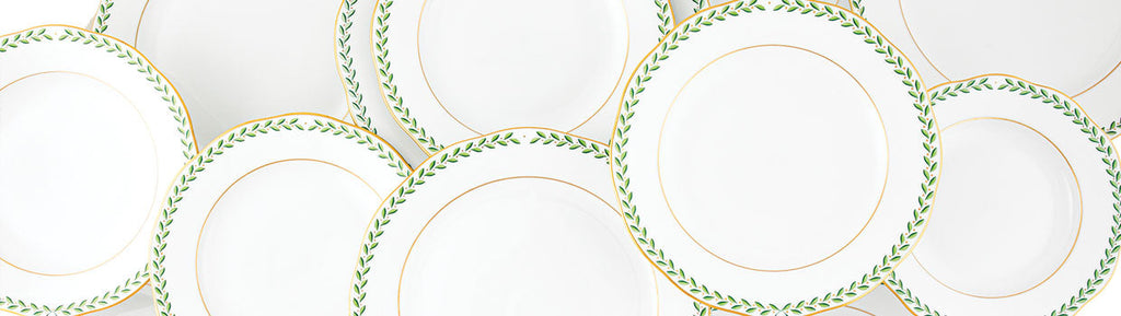 Green Laurel Dinnerware Collection by Herend