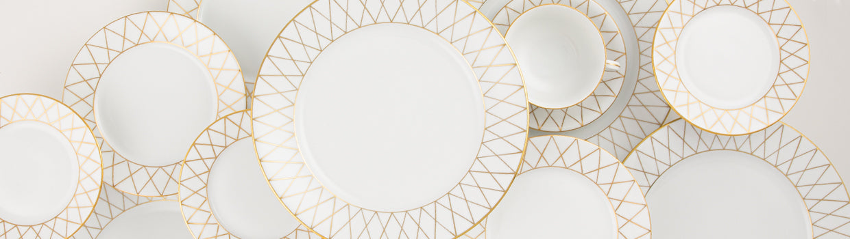 Golden Trellis Dinnerware Collection by Herend