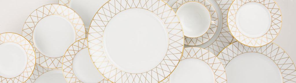 Golden Trellis Dinnerware Collection by Herend