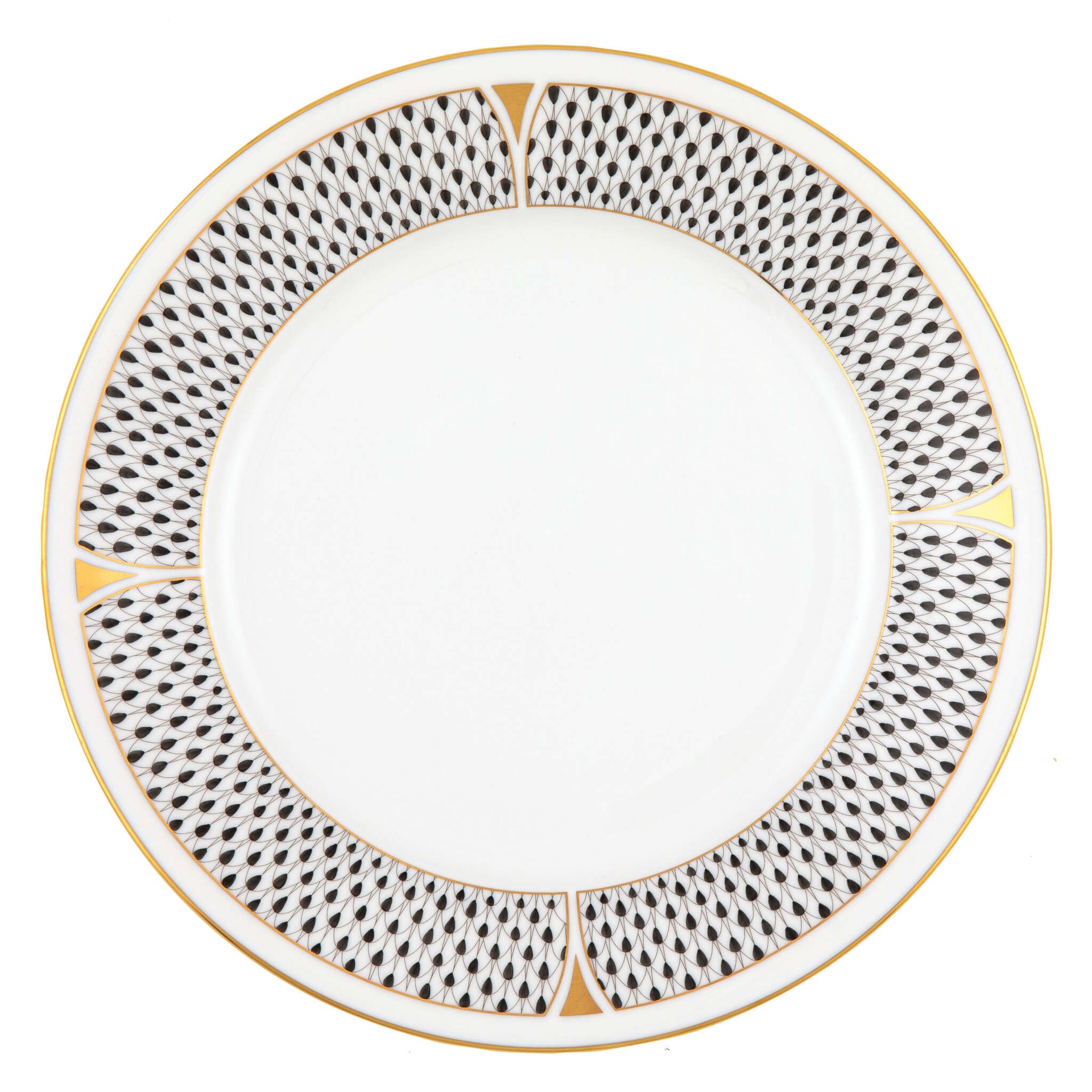 Herend Art Deco Black