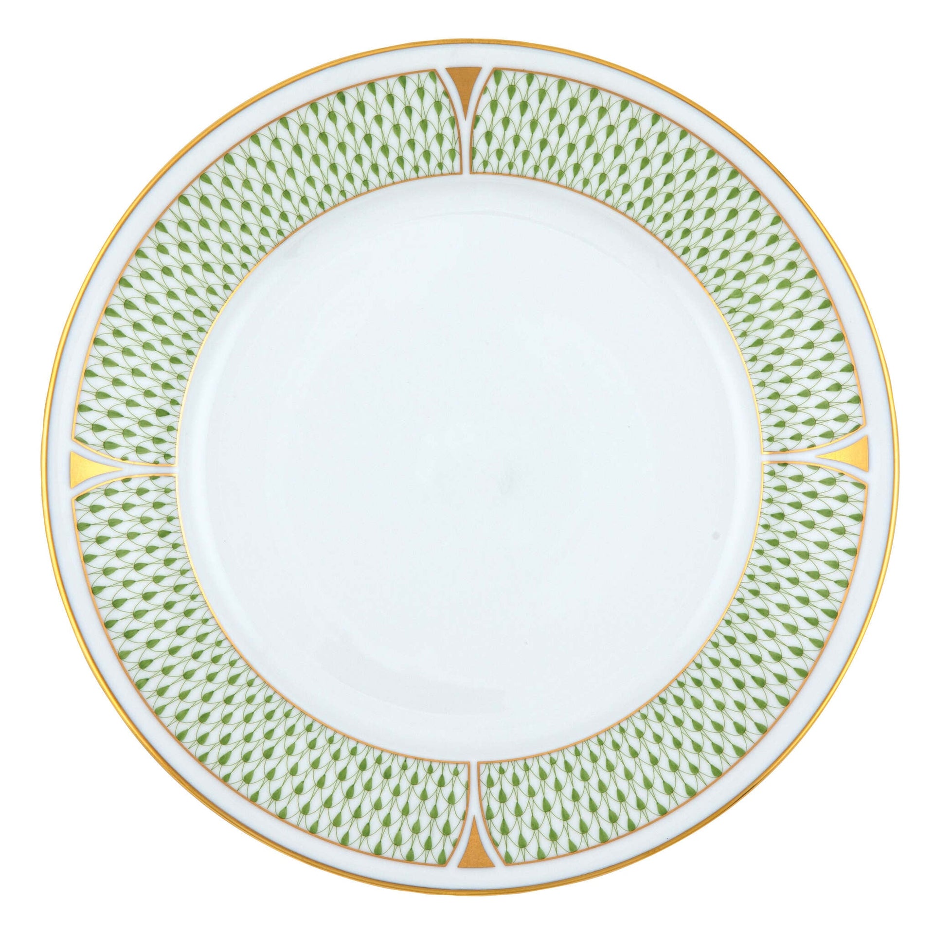 Herend Art Deco Green