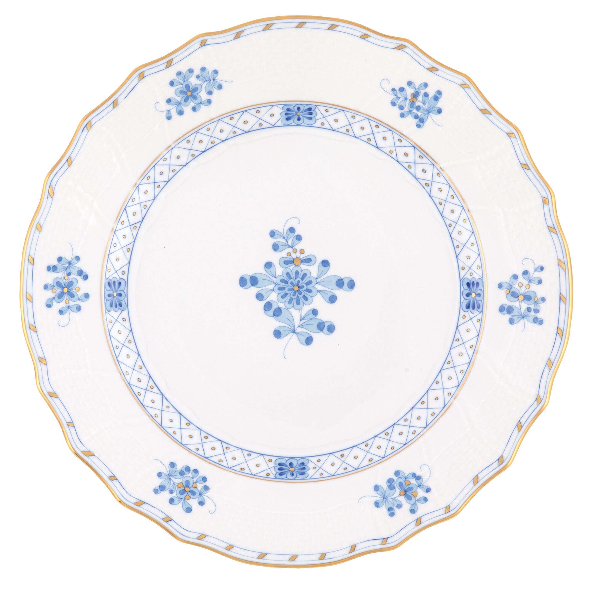 Herend Blue Garden dinner plate