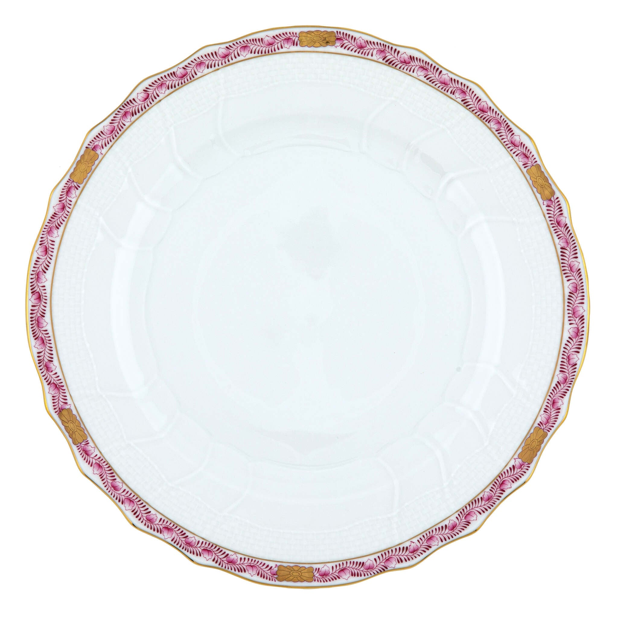 Herend Chinese Bouquet Garland Pink dinner plate