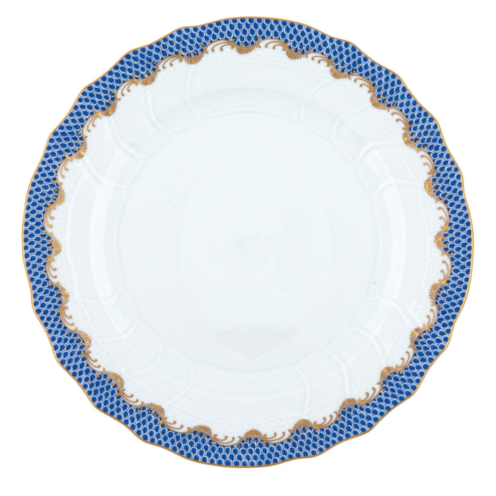 Herend Fish Scale Blue