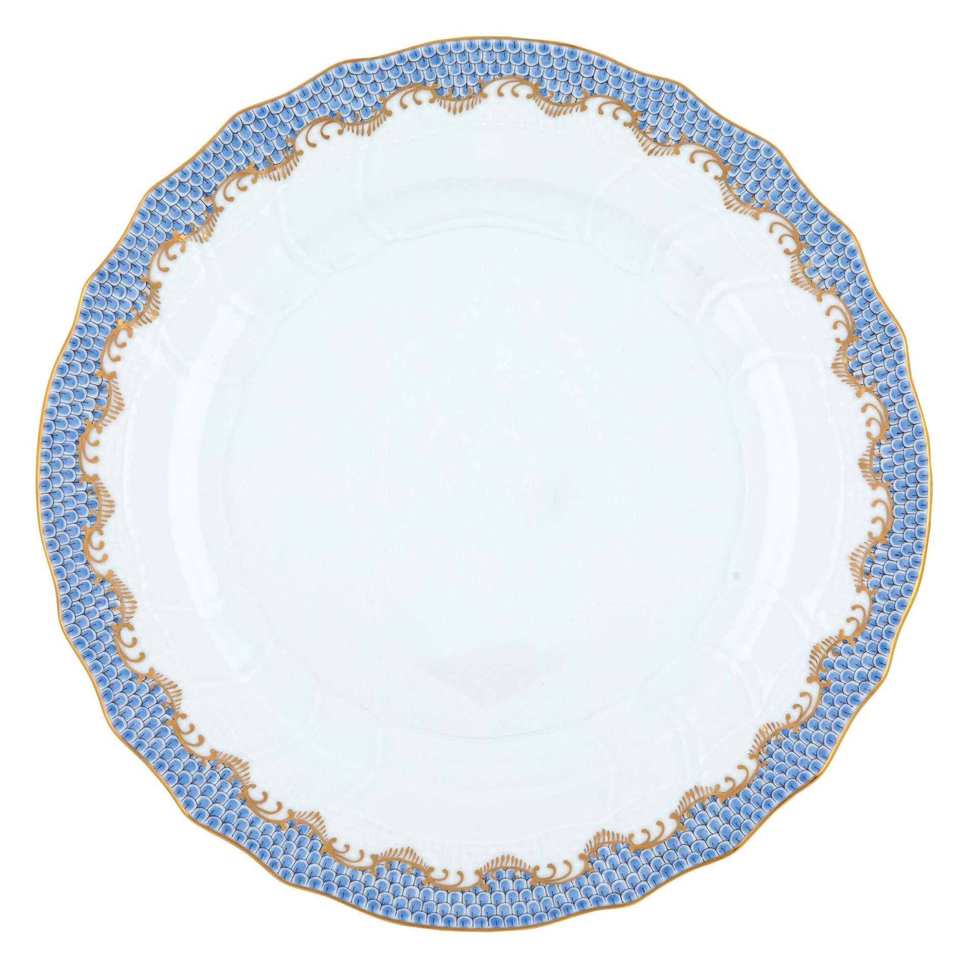 Herend Fish Scale Light Blue