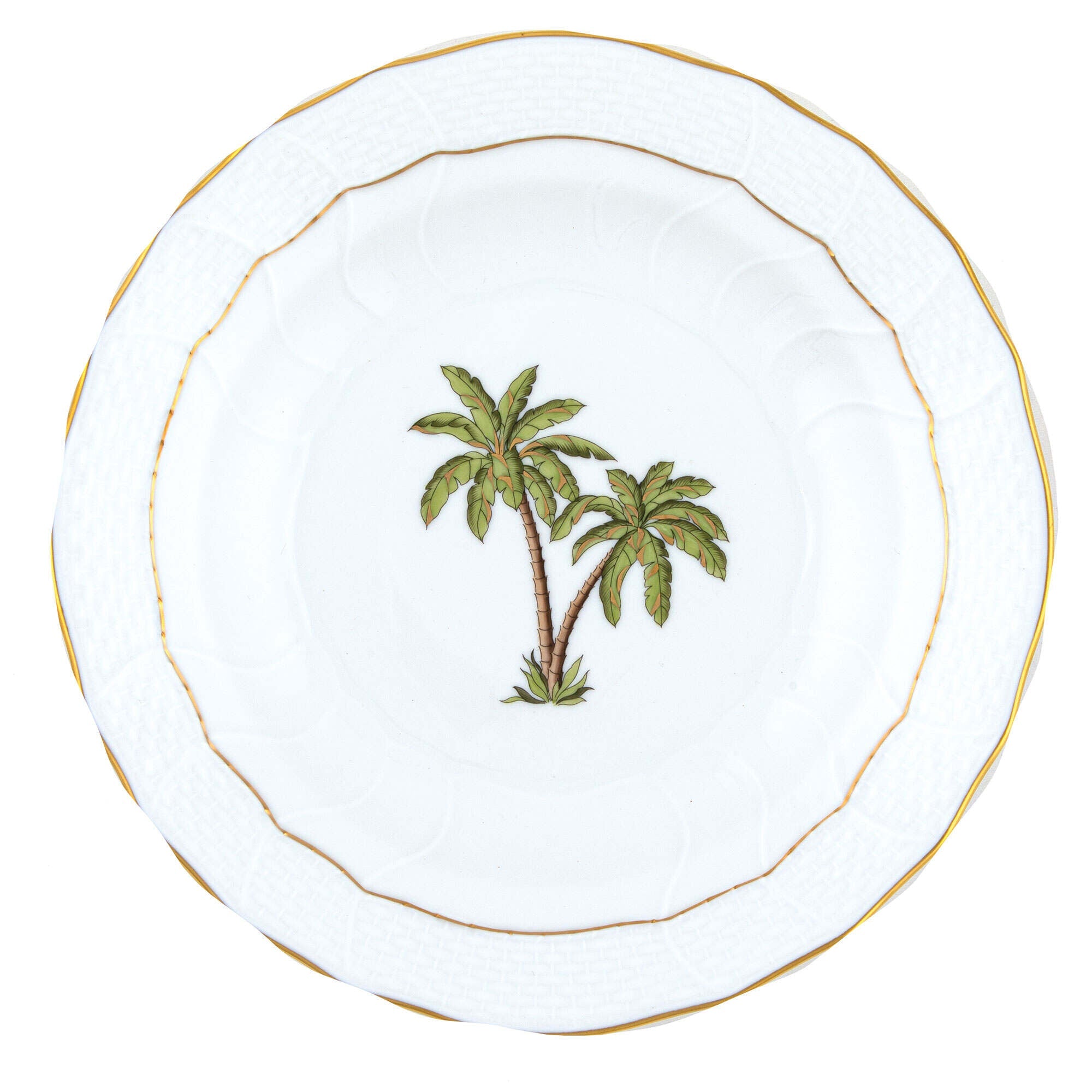 Herend Palm Tree dinner plate