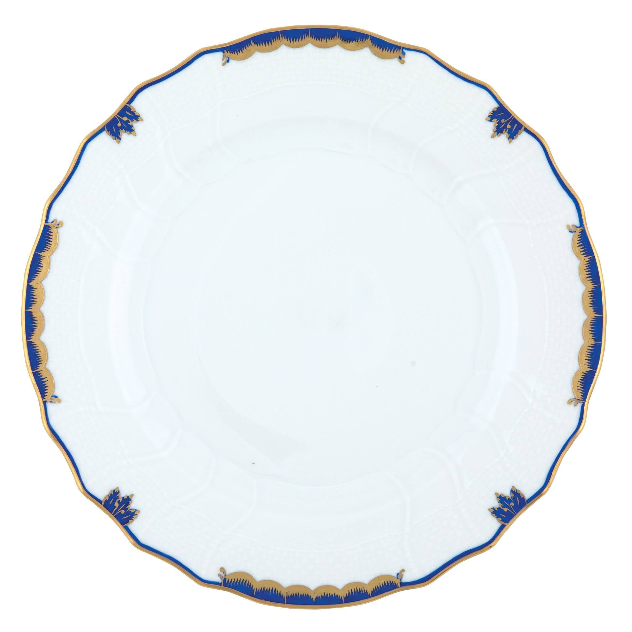 Herend Princess Victoria Blue dinner plate