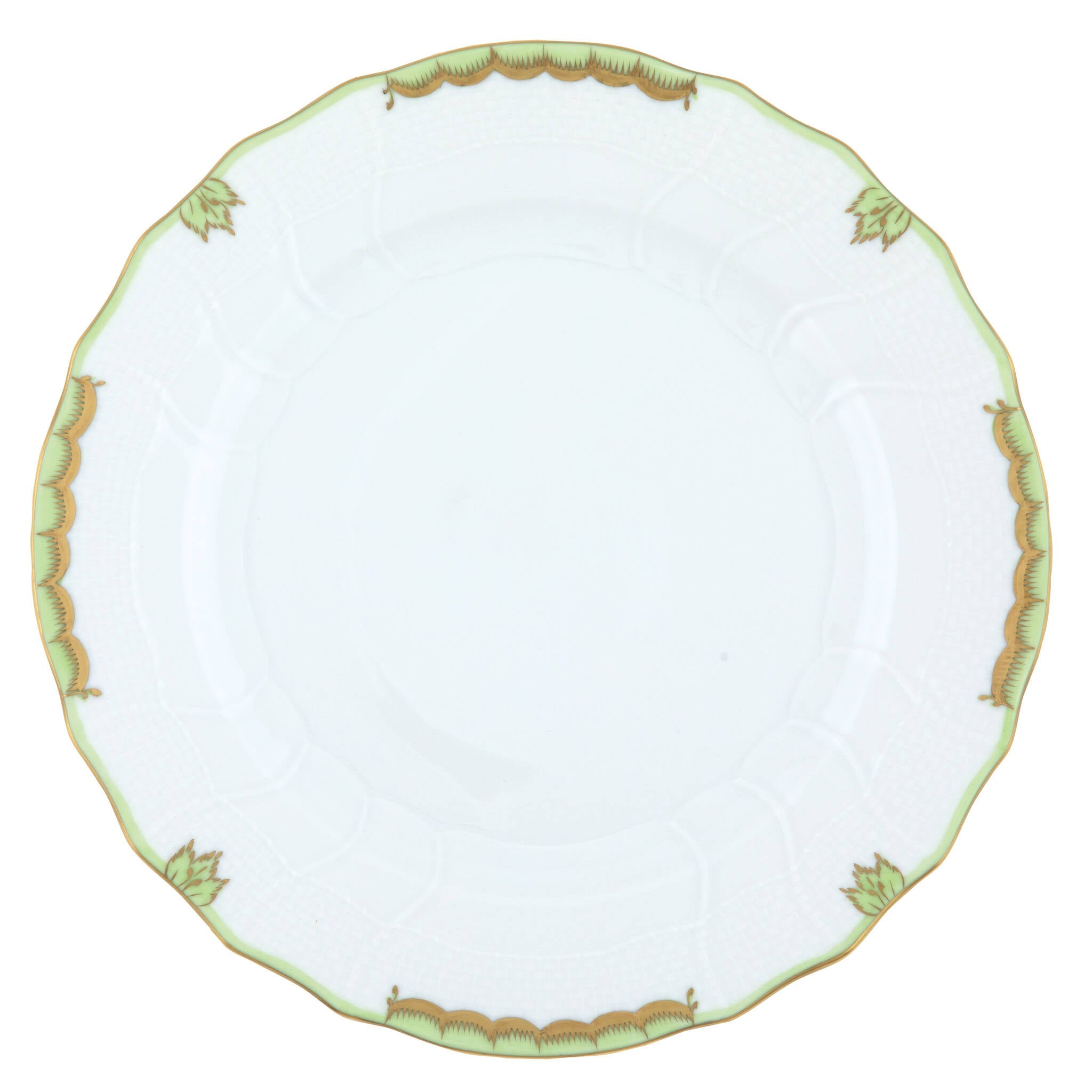 Herend Princess Victoria Green dinner plate