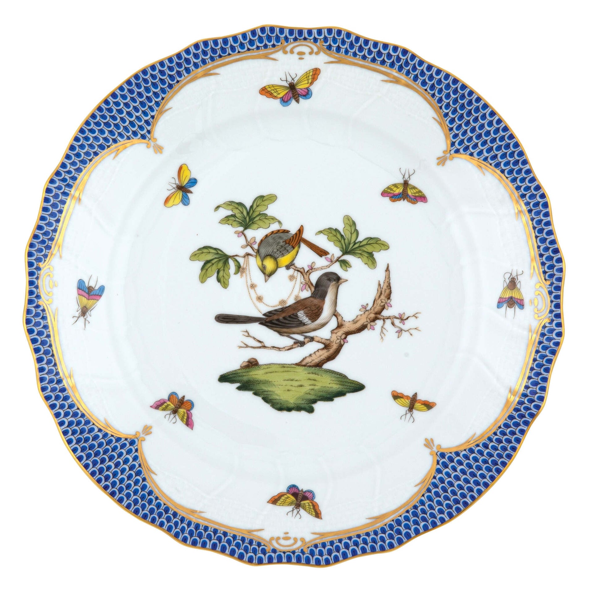 Herend Rothschild Bird Blue