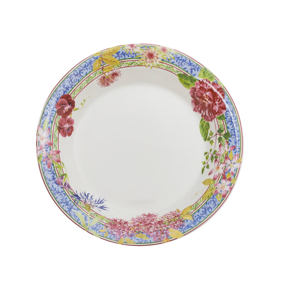 Gien Millefleurs Soup Plate, Set of 4