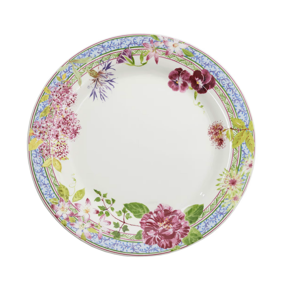 Gien Millefleurs Dinner Plate, Set of 4