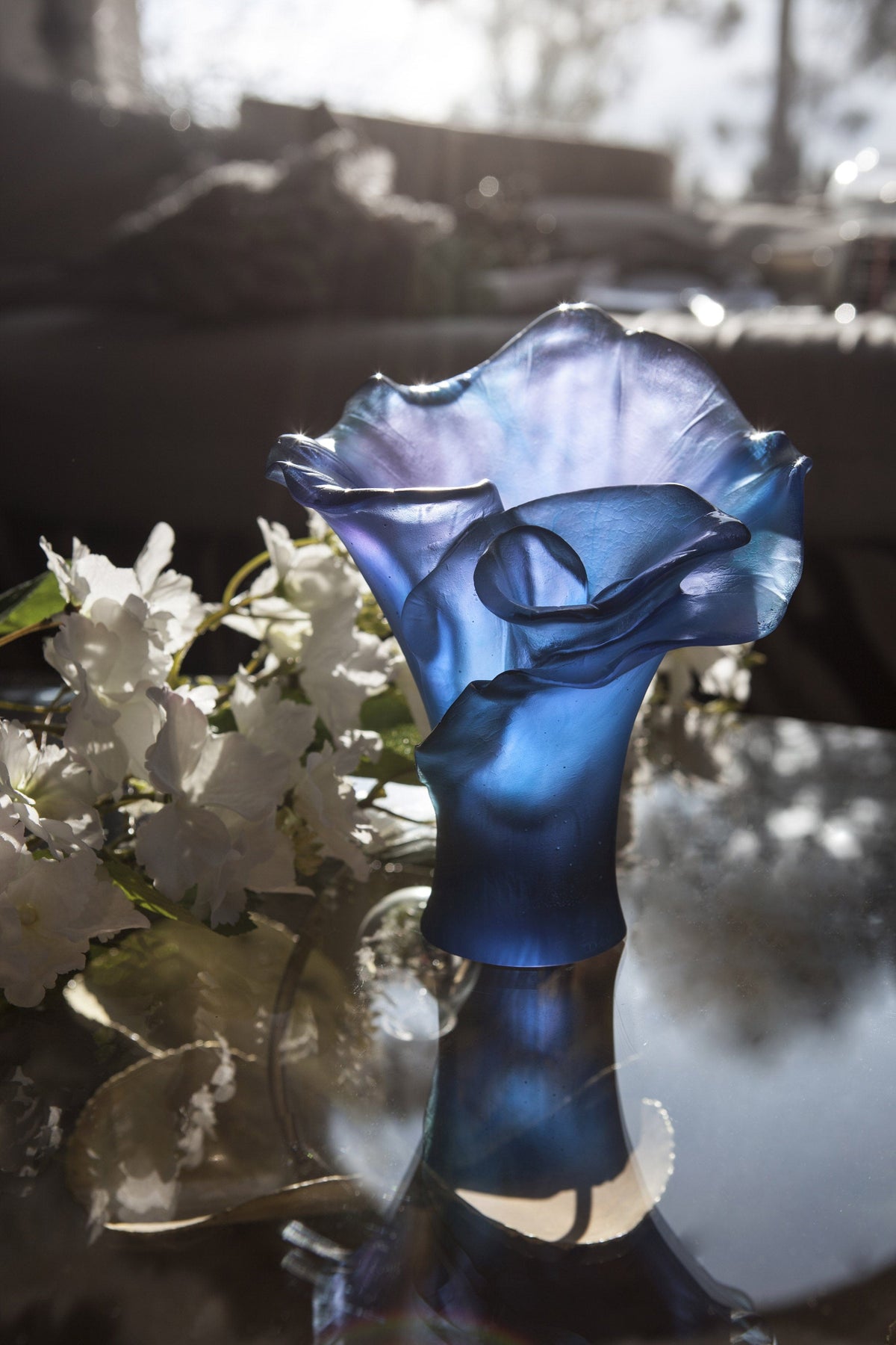 Daum Arum Small Vase, Daum crystal, view 2