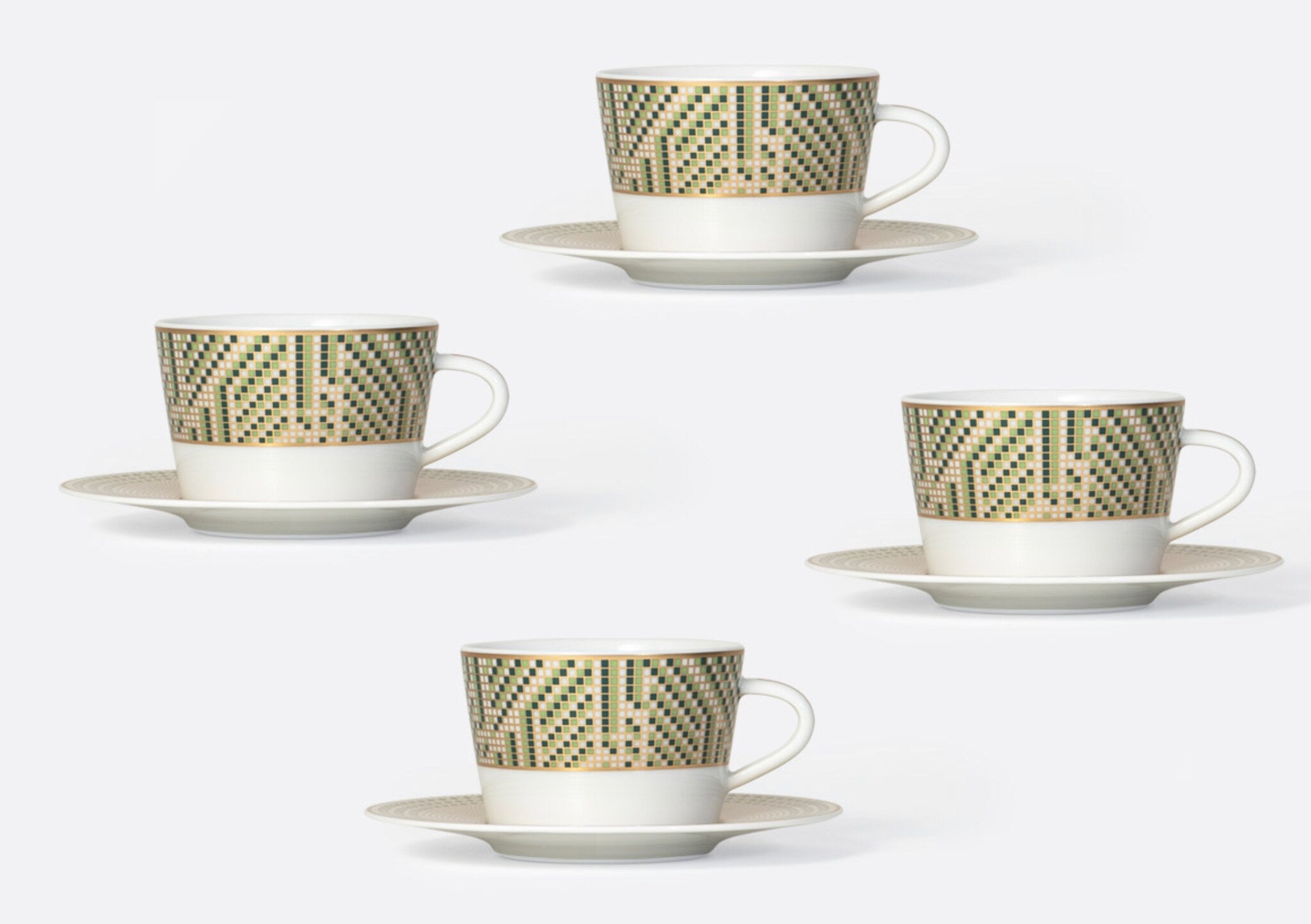 Bernardaud-augusta-tea-cup-and-saucer-set-of-four