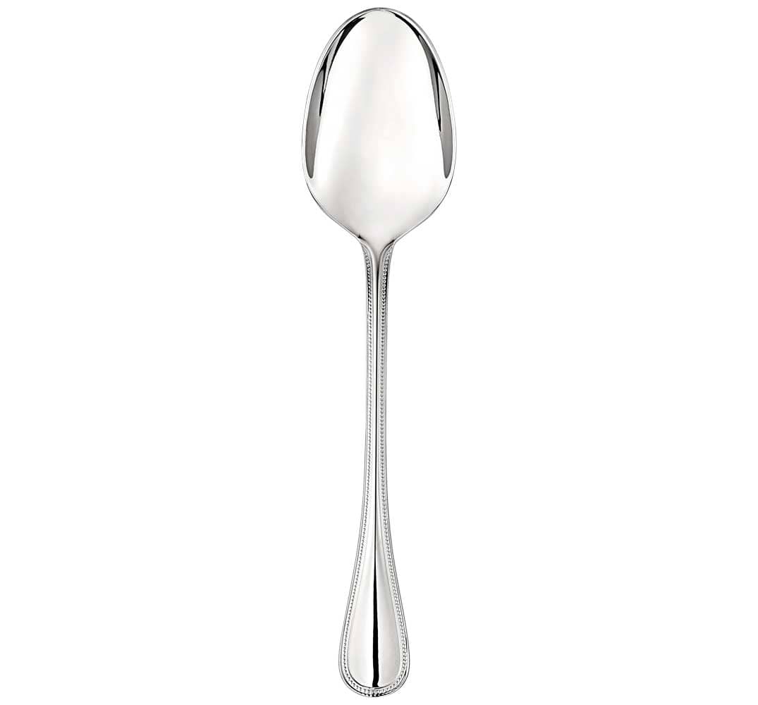 Christofle steel perles stainless steel serving spoon