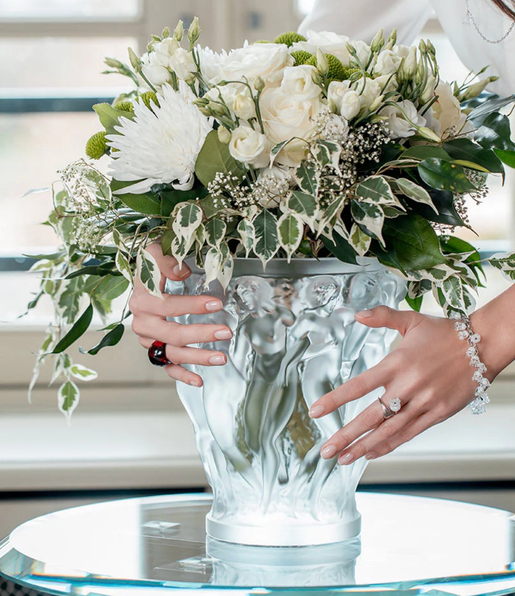 Lalique Bacchantes Vase — view 9
