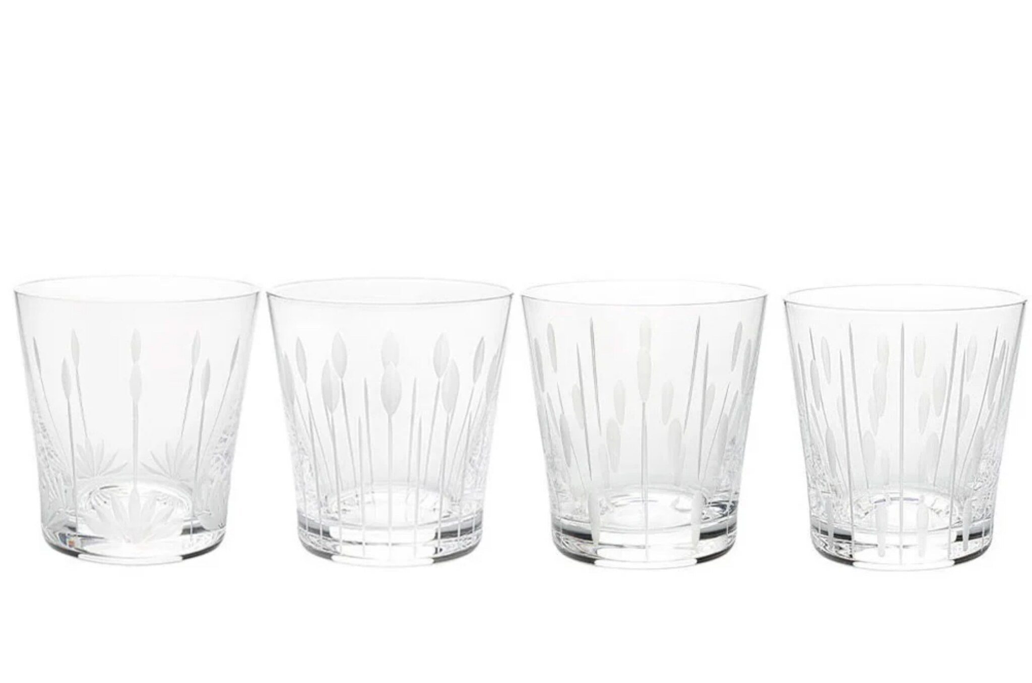 Lalique Lotus Tumblers, 30cl, set of 4